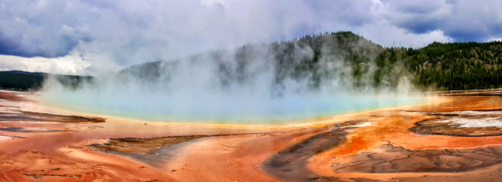 The Rainbow Waters of the Grand Prismatic Spring